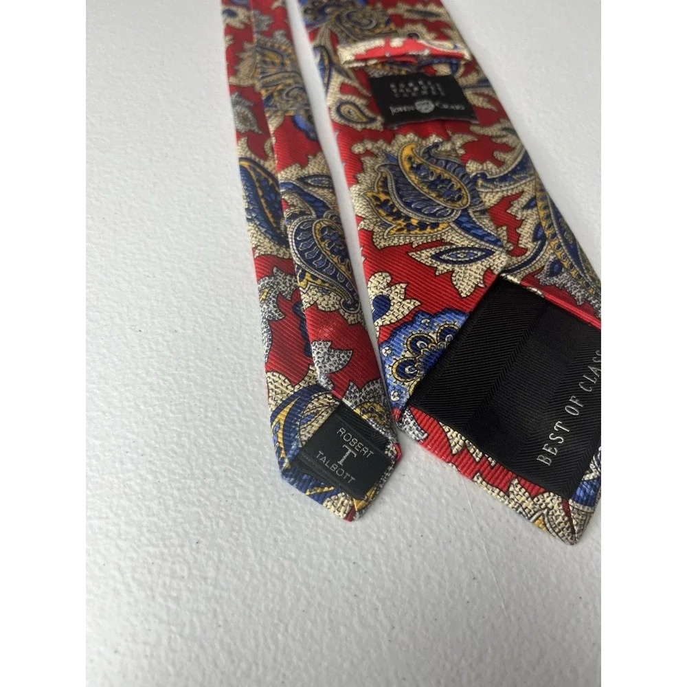 Robert Talbott Best Of Class‎ Silk Tie Red Paisley 61